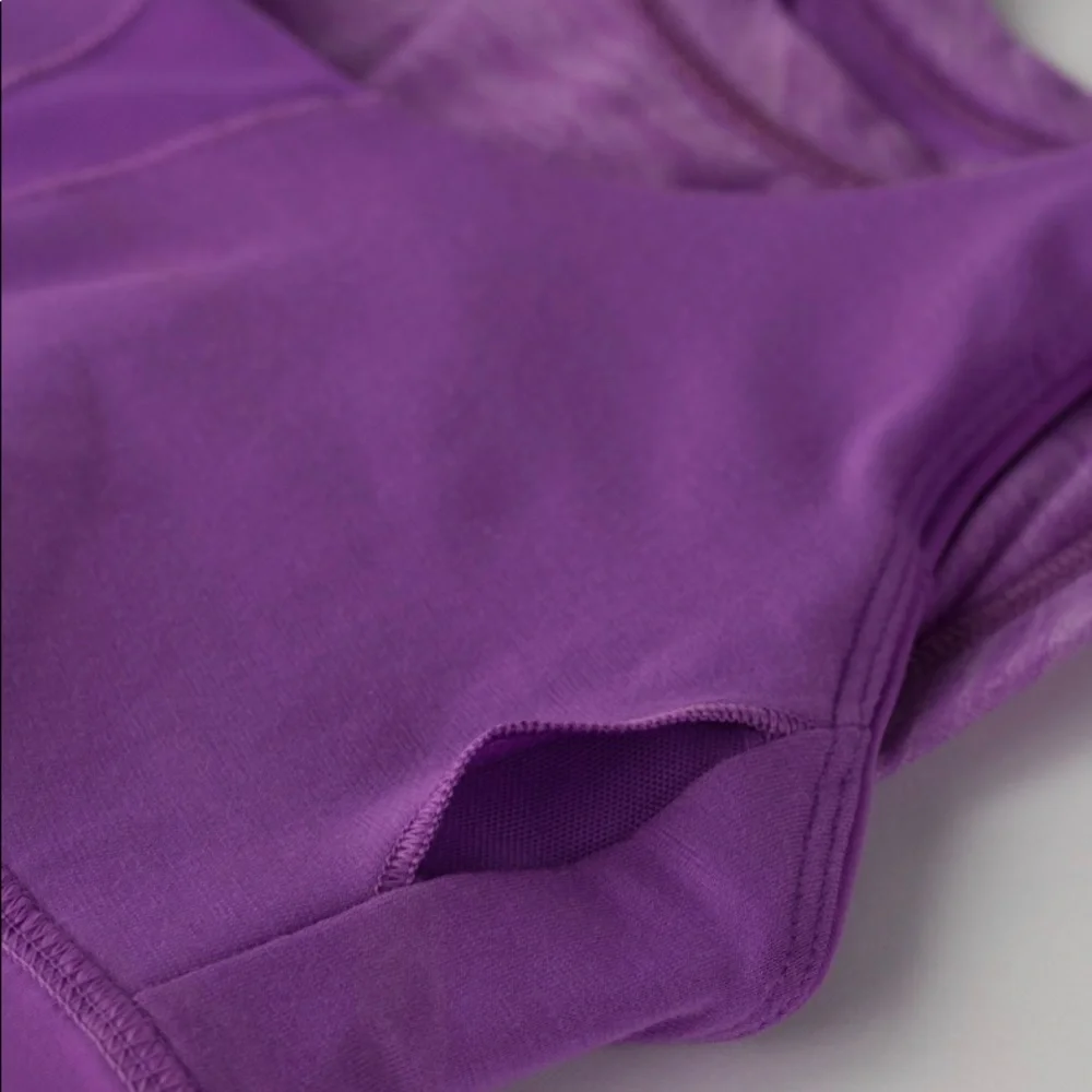 Lululemon work the circuit tank in Heathered Moonlit Magenta